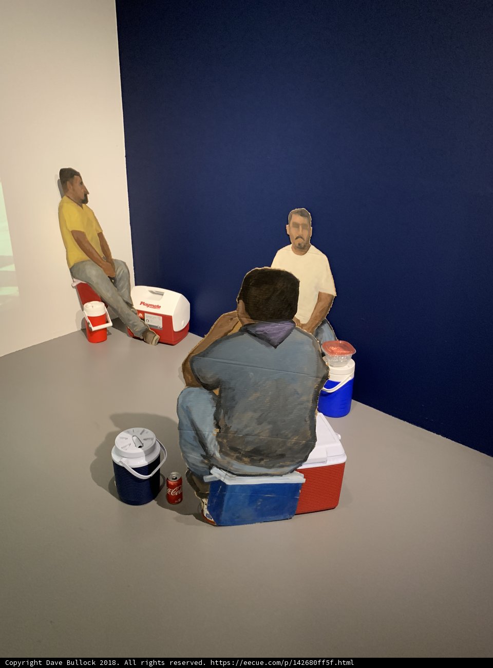 Three Men Taking a Break