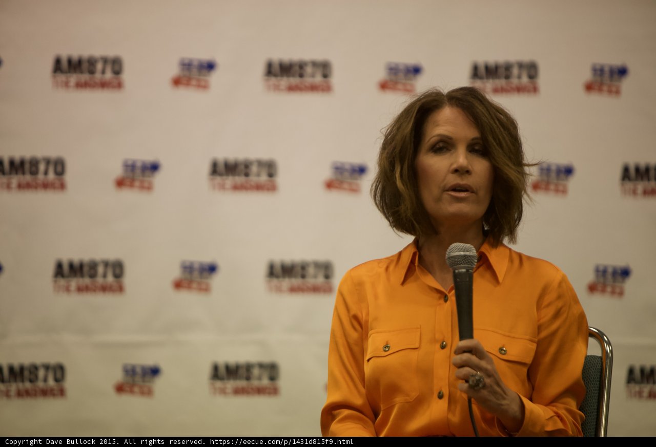 Michele Bachmann Addresses the Crowd at Politicon