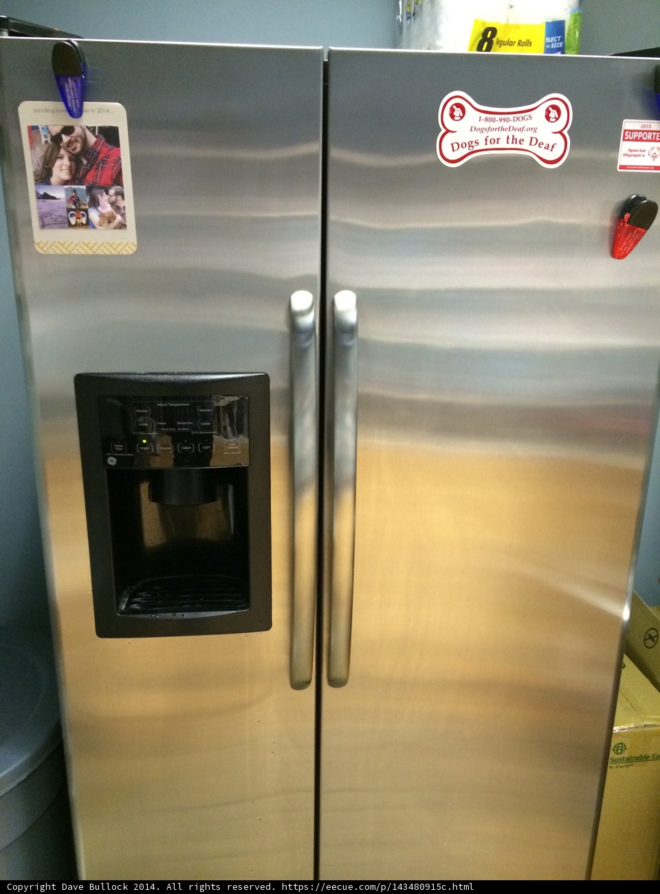 Dog's Face Printed Refrigerator in Michigan