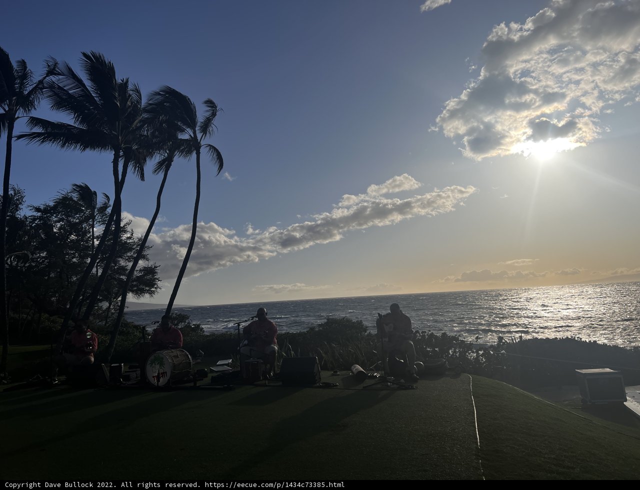 Sunset Jam Session on the Tropical Beach