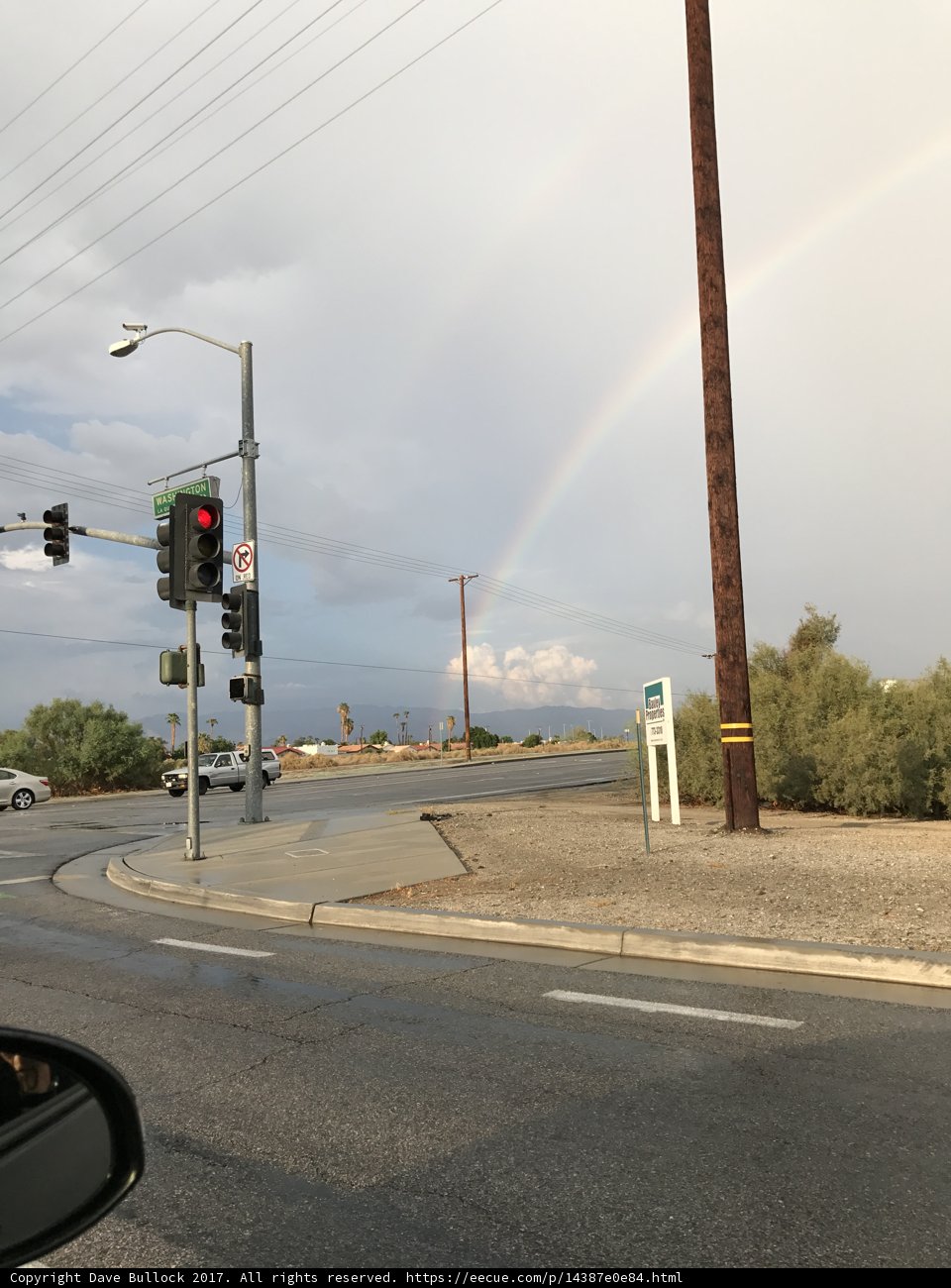 Rainbow Over the Intersection