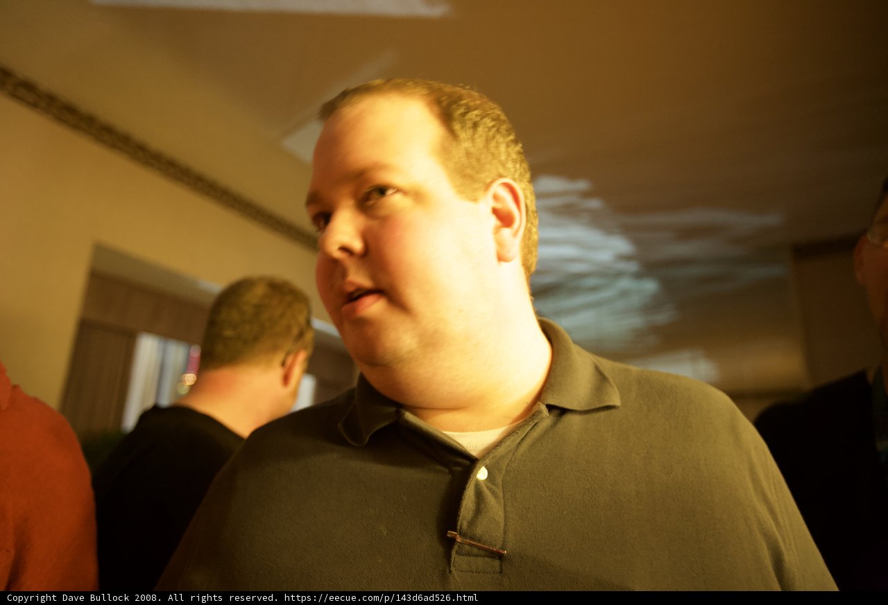 Black Shirted Man in the Crowd