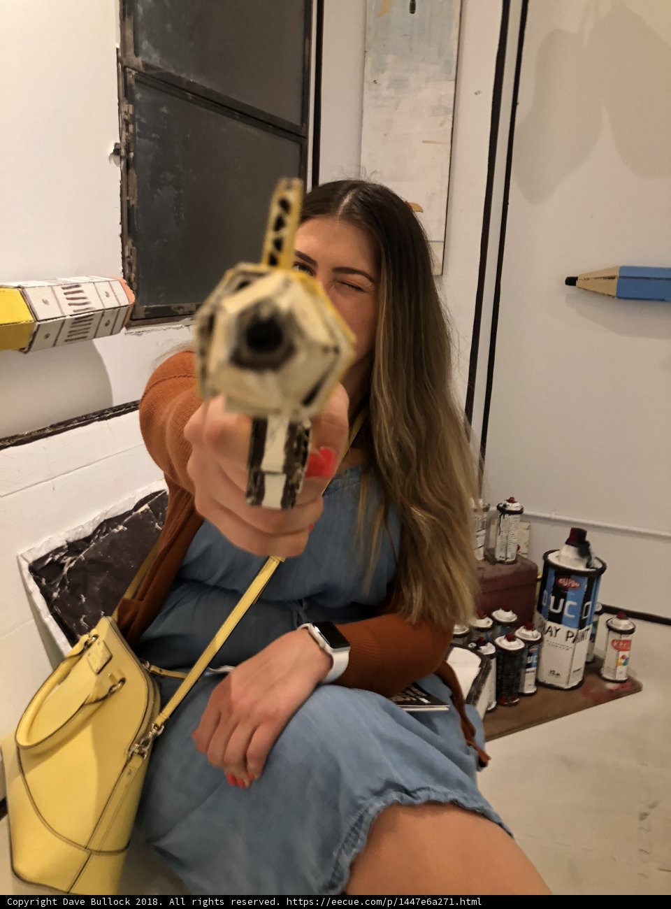 Yellow Purse and Pug