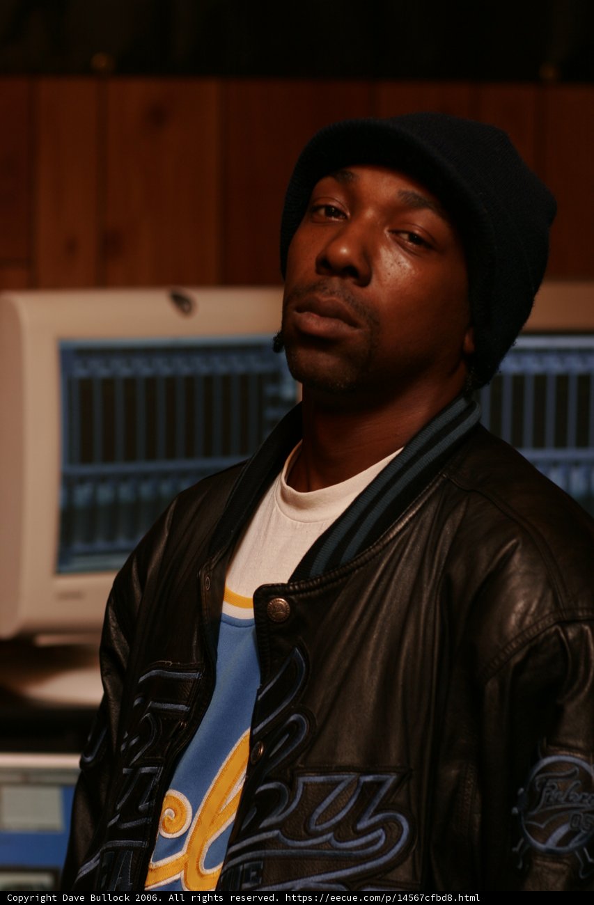 MC Eiht in His Black Jacket
