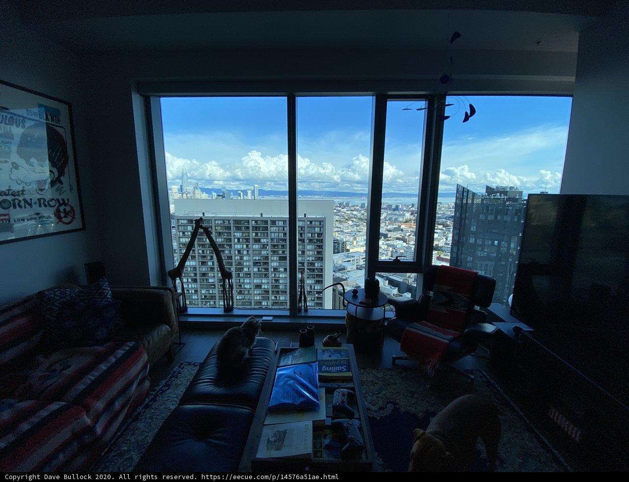 City View from Our Penthouse Living Room