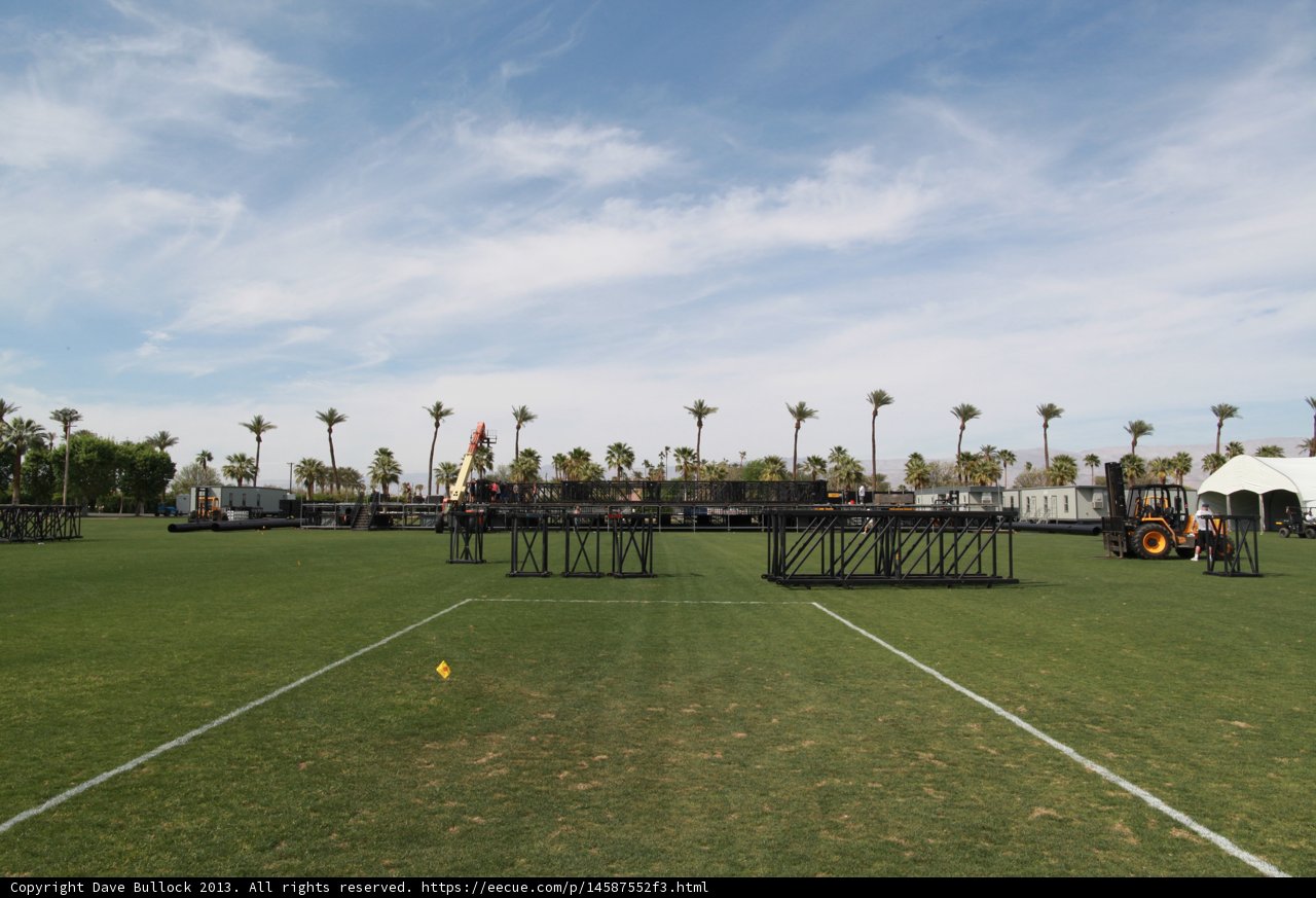 Tennis Court in the Open Field