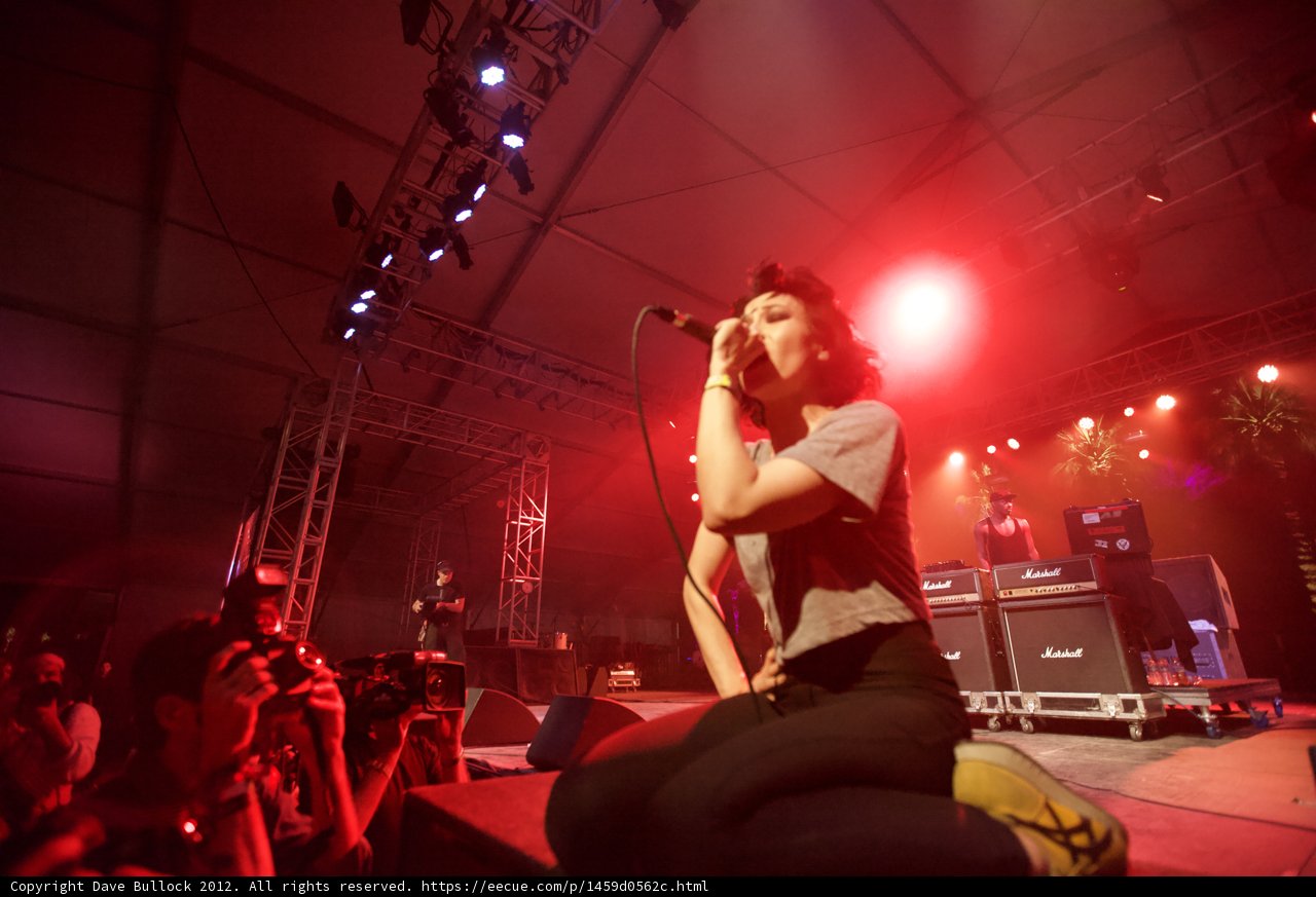 Solo performance under the Coachella spotlight