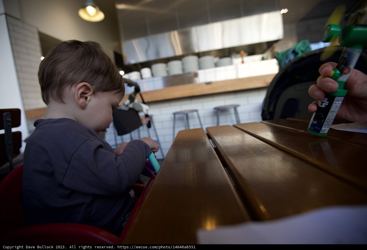 Young Wesley's Dinner Time at Fort Mason, 2023