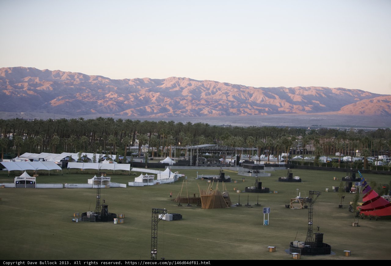 Stage View at Coachella Music Festival