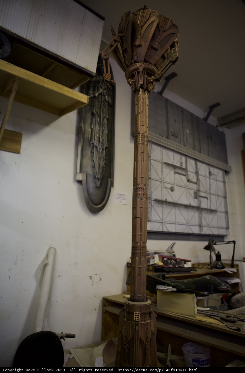 Wooden Statue in a Workshop