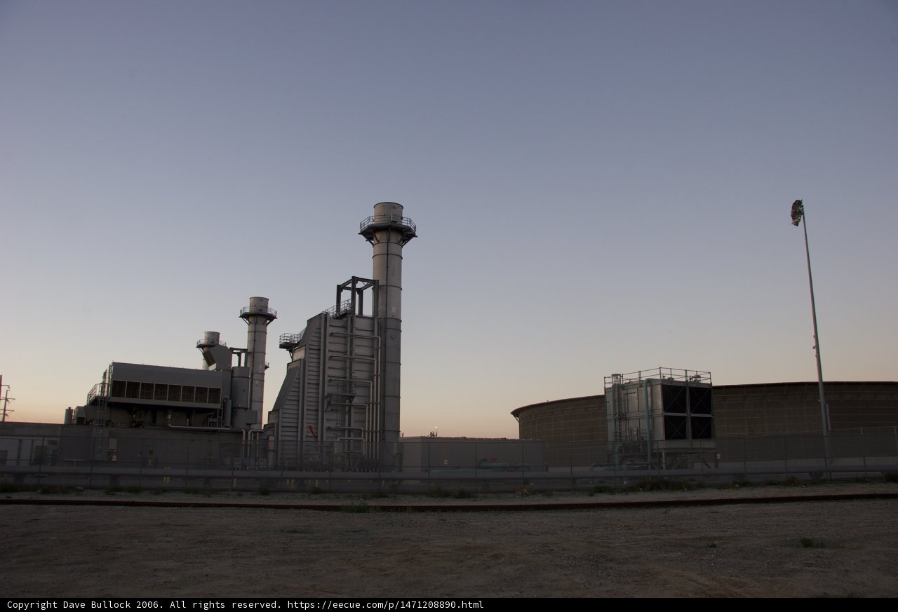 Towering Industrial Plant