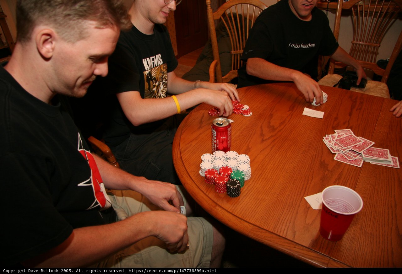 Man and Friends Enjoying a Game Night