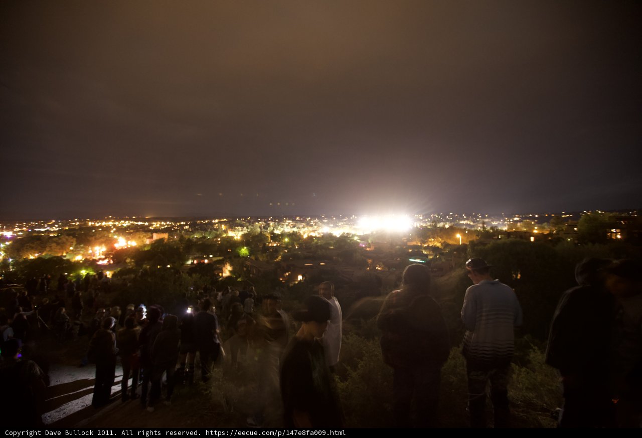 Fireworks Lighting up the Night Sky