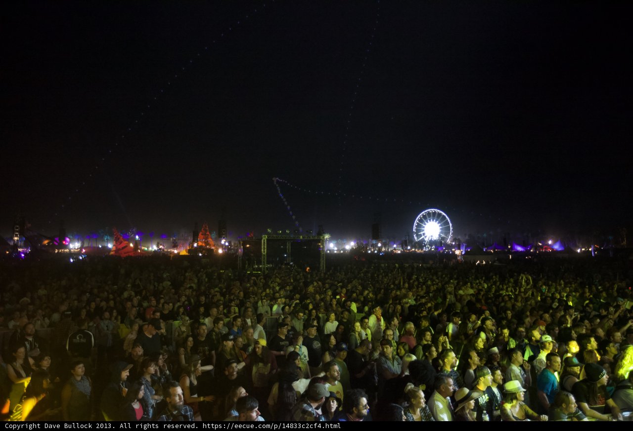 Nighttime Festivities at Coachella