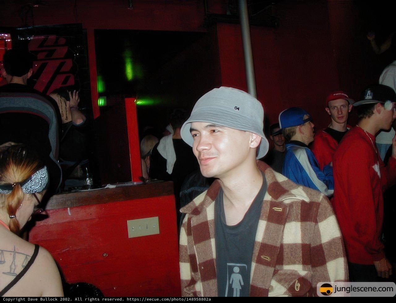 Nightlife Portrait: Bruce K Wearing Baseball Cap at Club