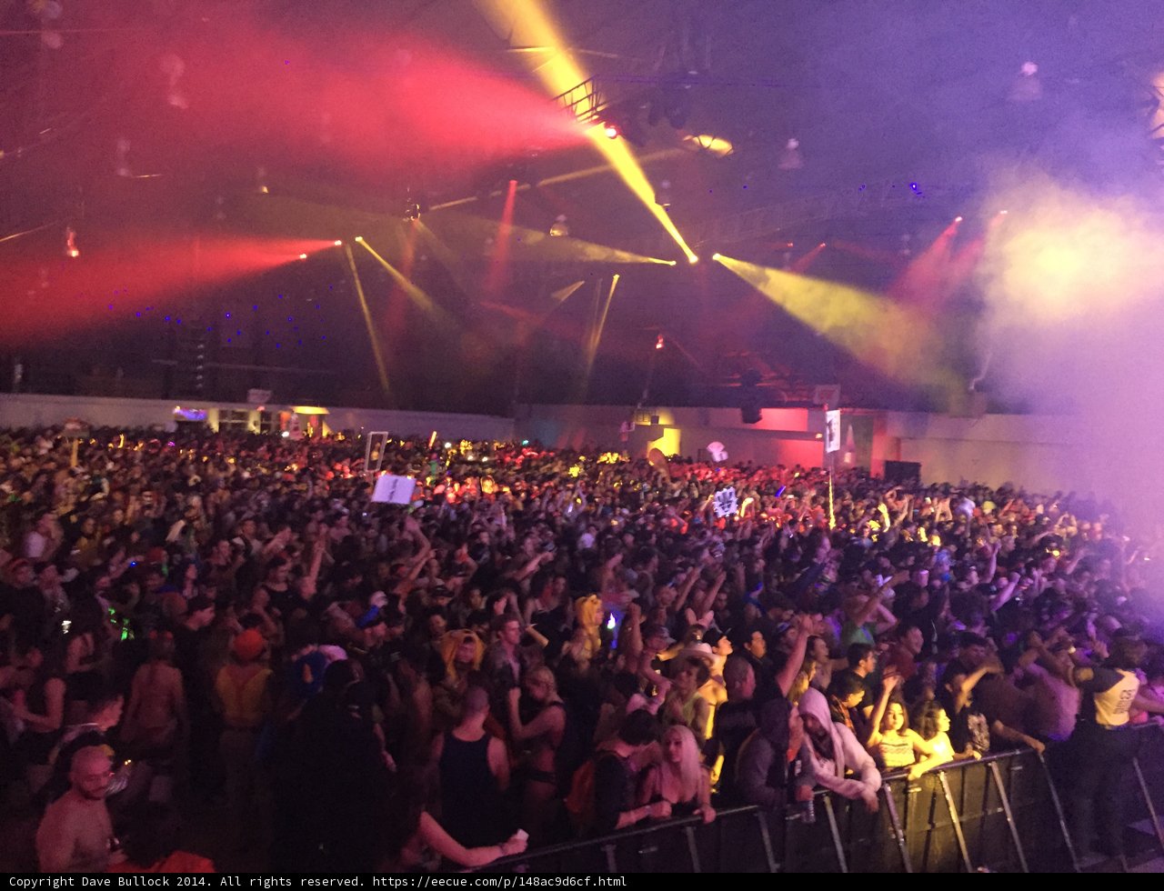 Smoke-Filled Concert in San Bernardino