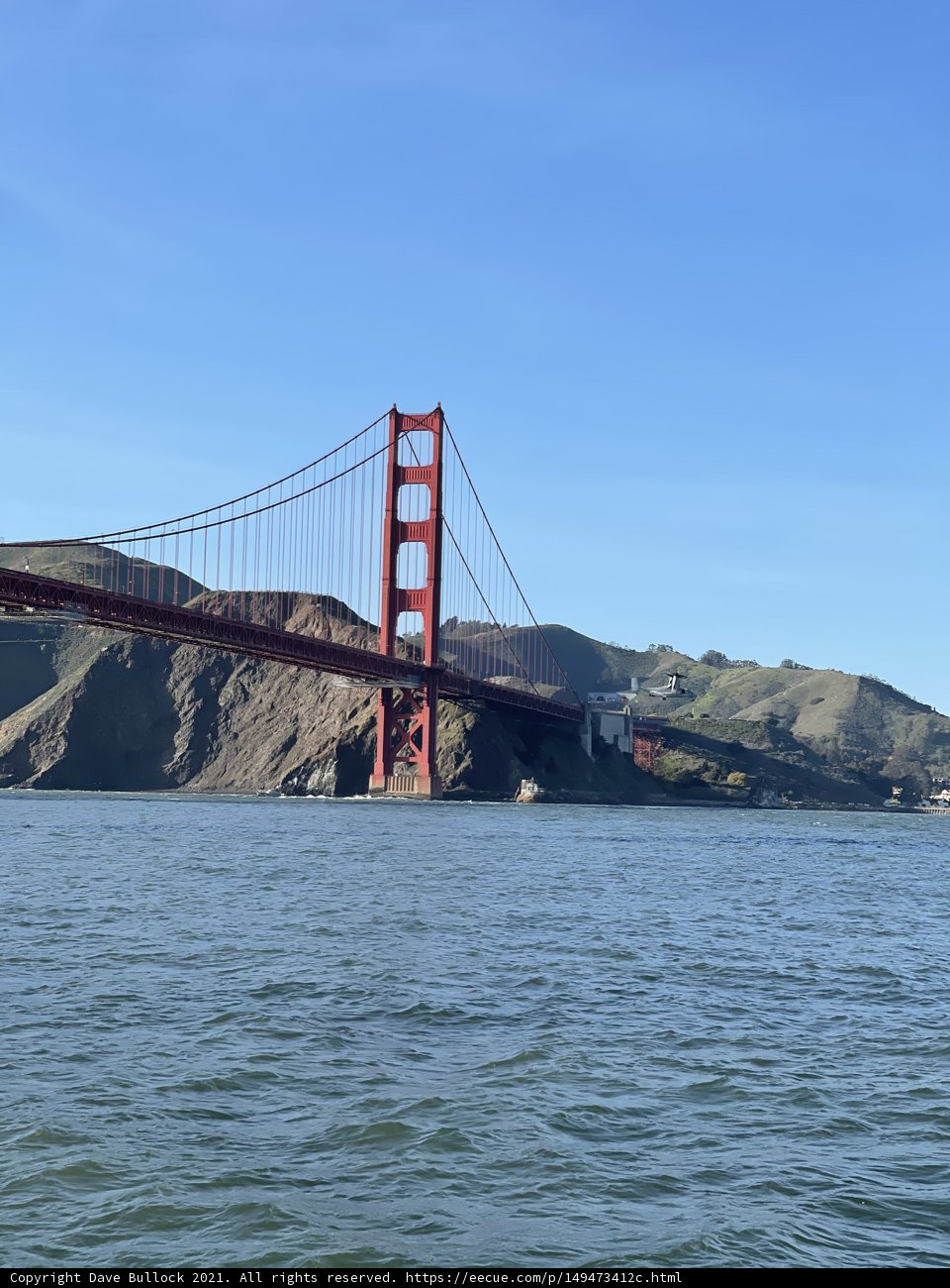 Golden Gate Bridge Across the Blue Bay