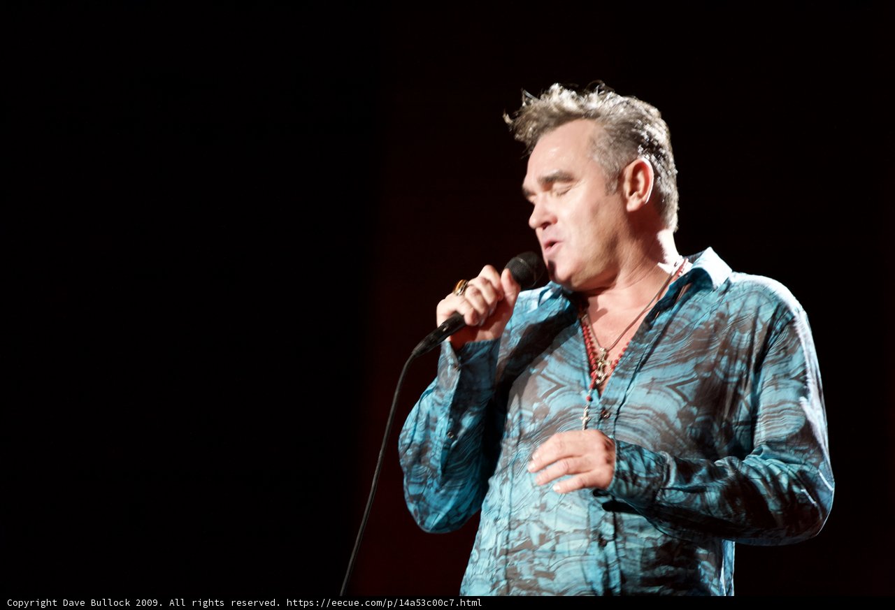 Morrissey Performs at Coachella 2009