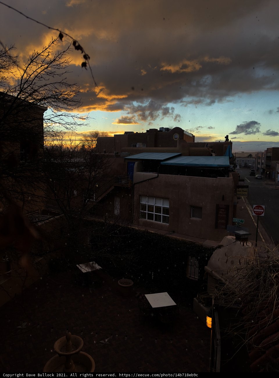Stunning Sunset View from Rooftop in Santa Fe