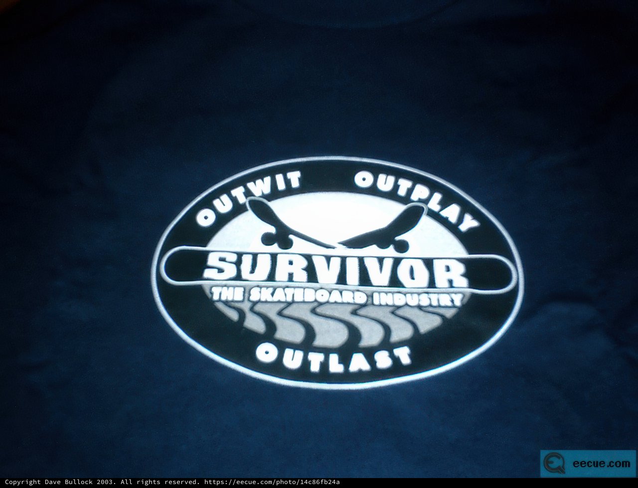 Survivor Logo on Dark Blue T-Shirt