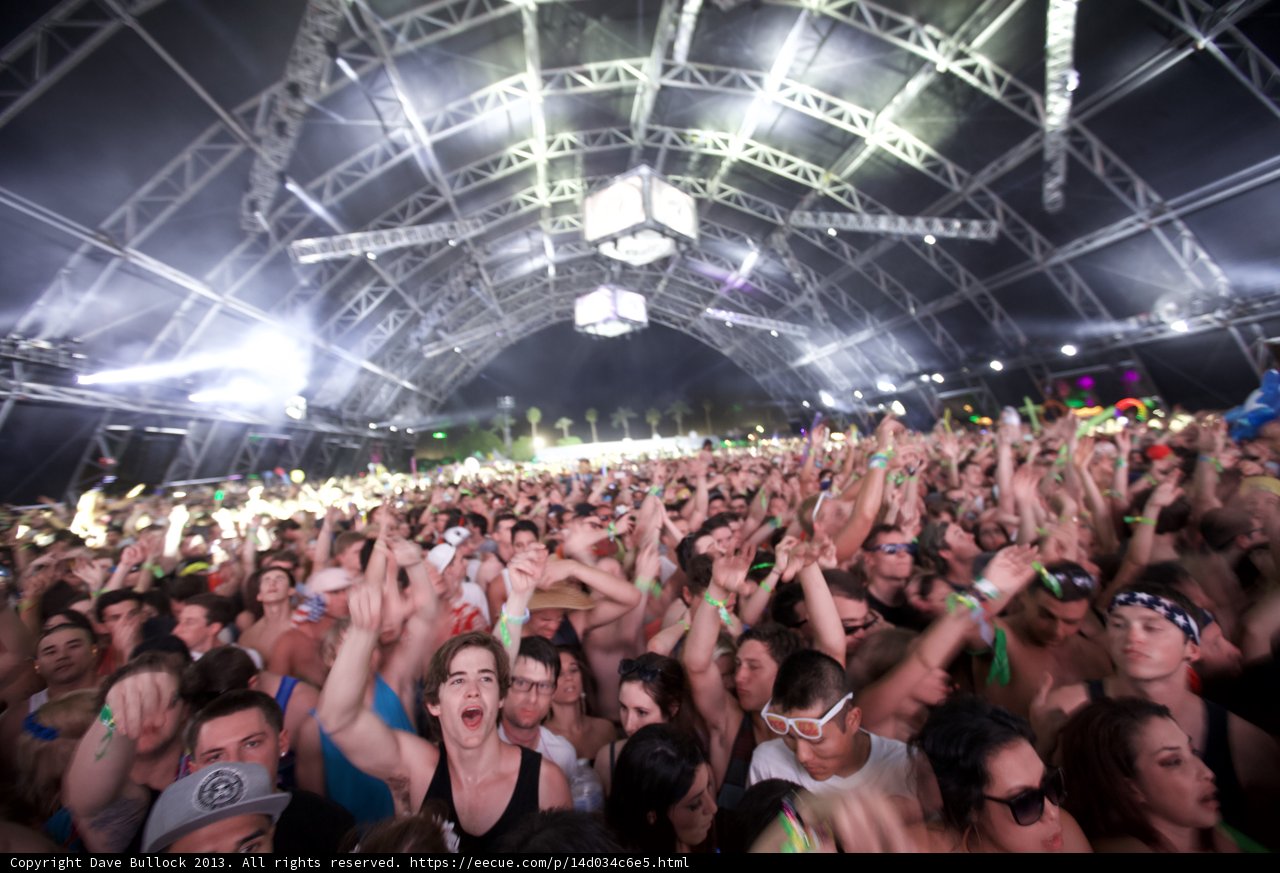 Concert Crowd at Coachella