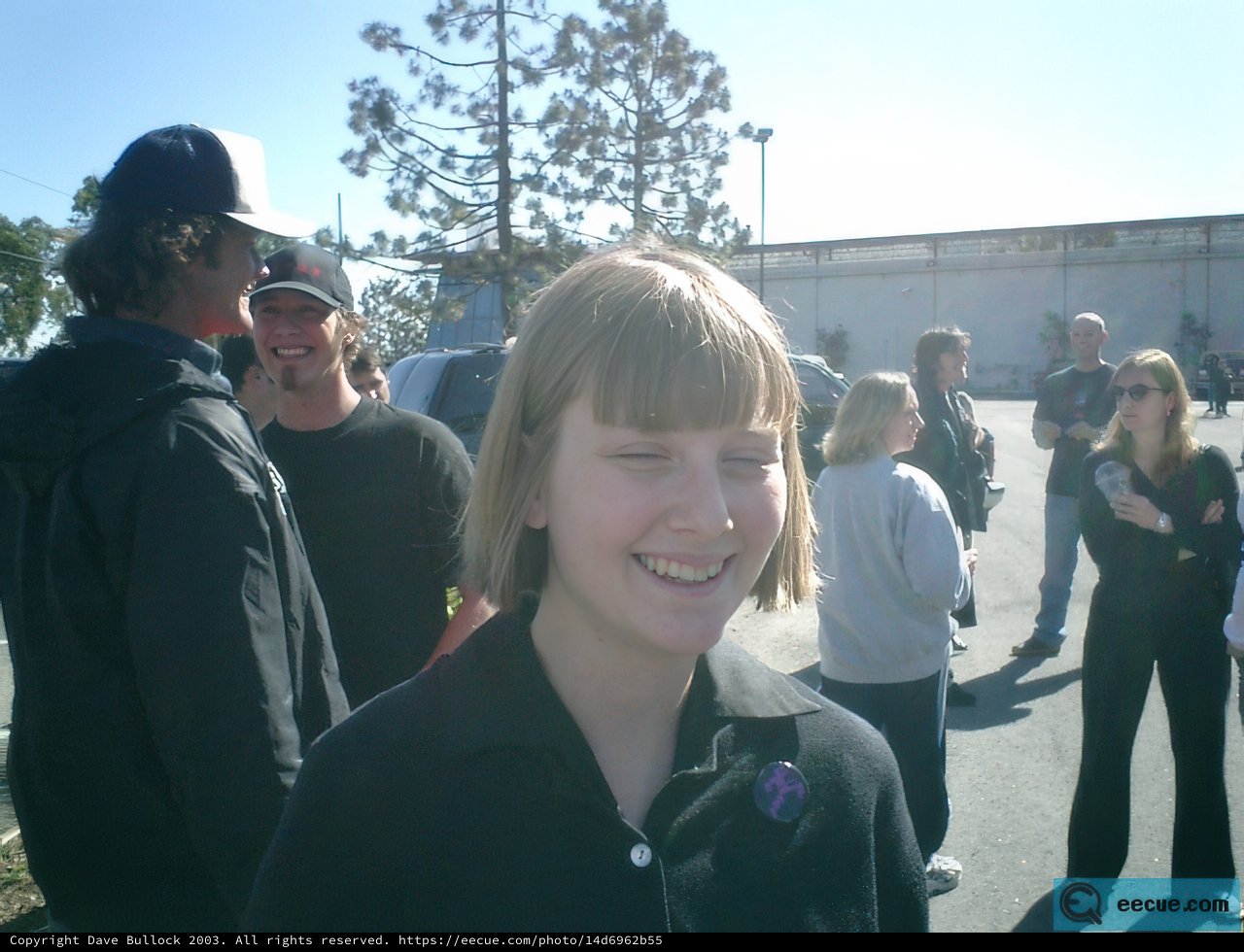Smiling Girl in Baseball Cap