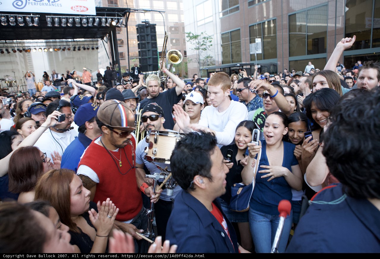 Ozomatli Rocks the Crowd
