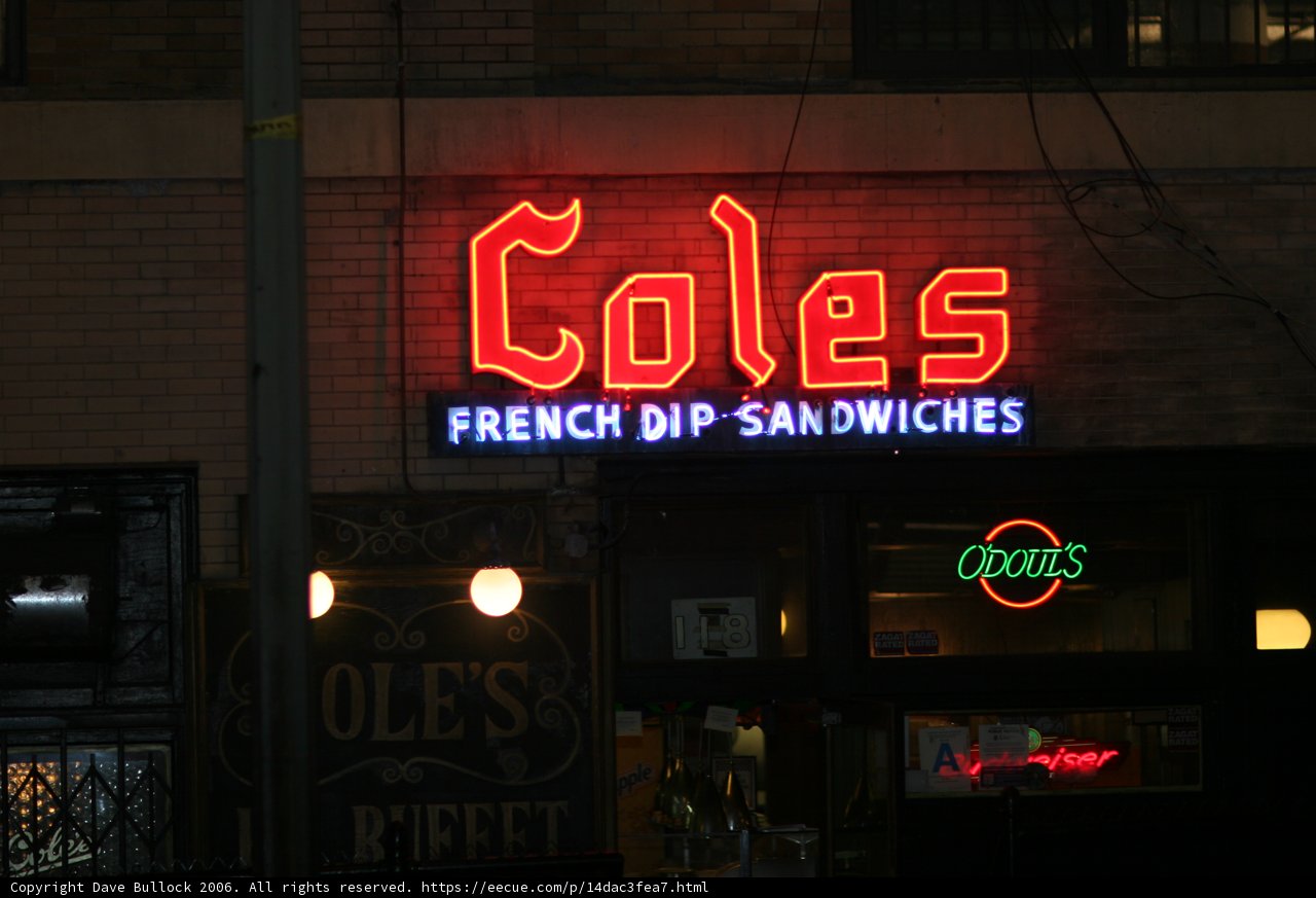 Neon French Dip Delight