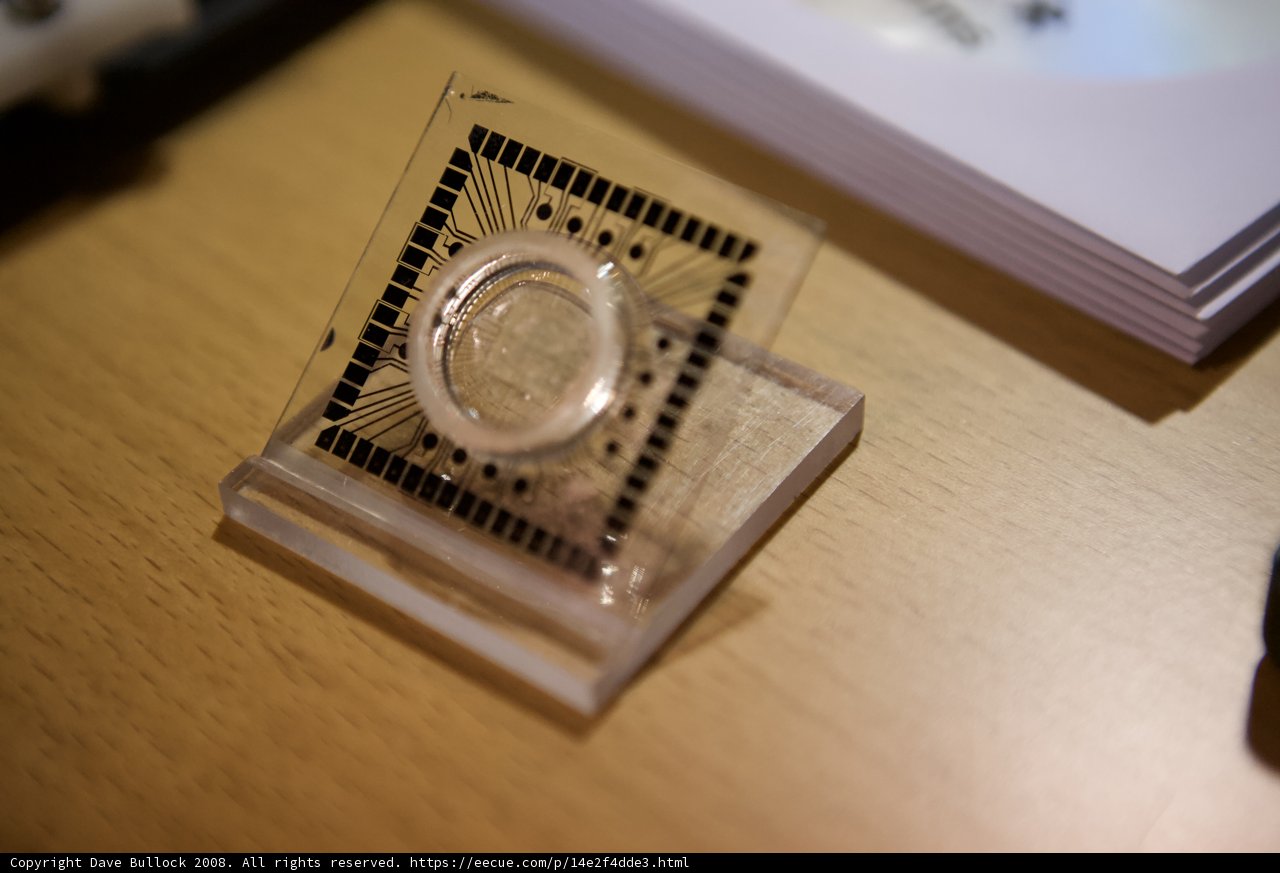The Coin on Clear Display