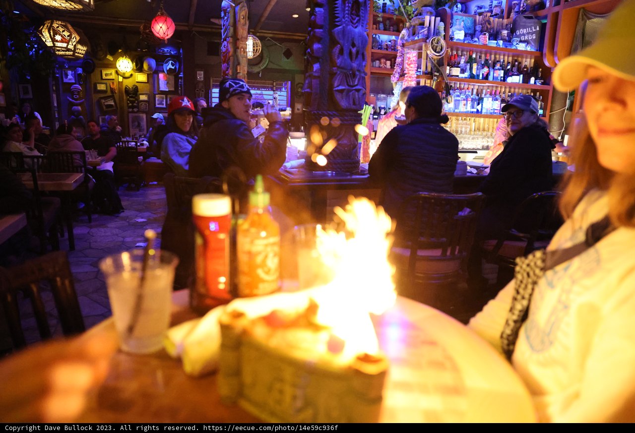 Night time warmth at the Urban Pub