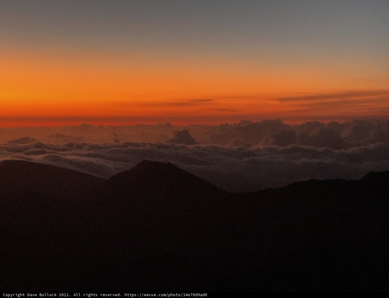 Majestic Sunset over Haleakalā National Park