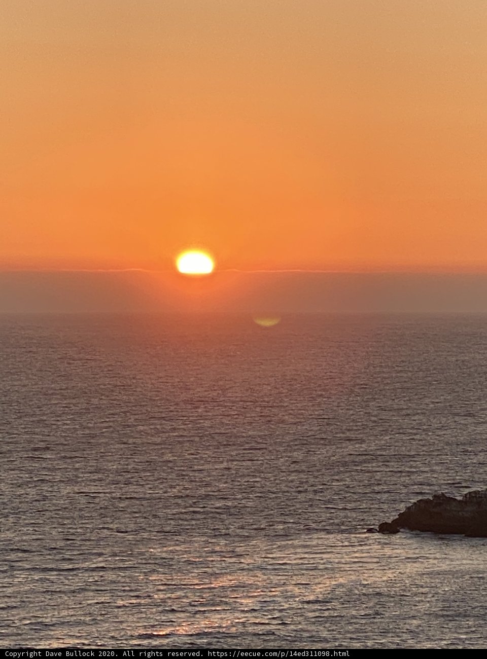 Sunset over the Ocean