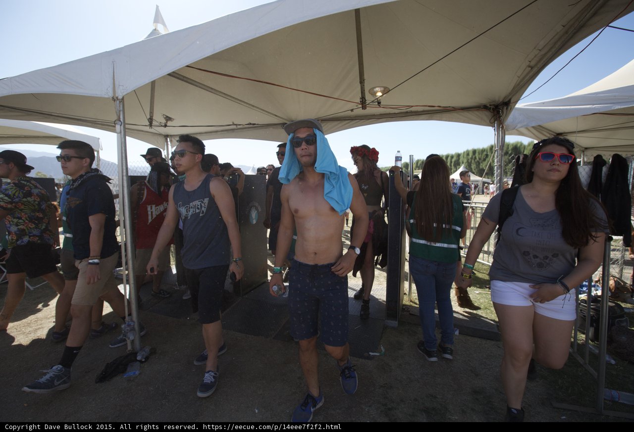 Walking under the Coachella Canopy
