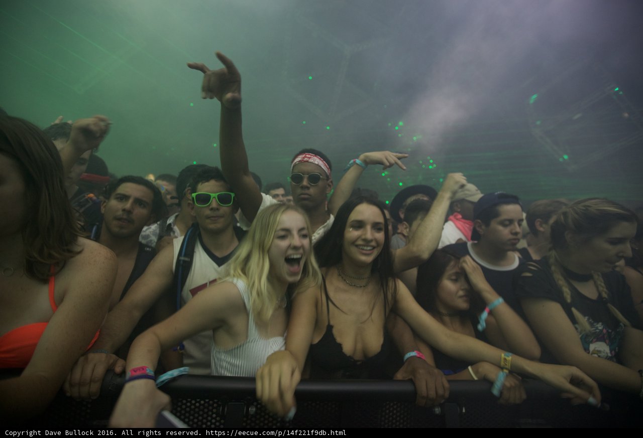 Smoke-filled Fun at Coachella Concert