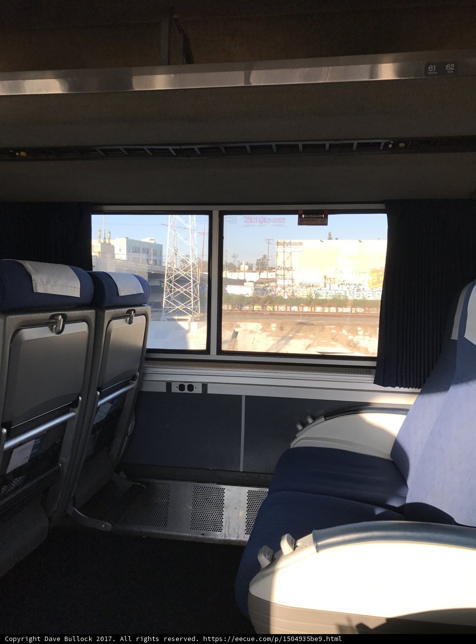Blue Seated Train Ride