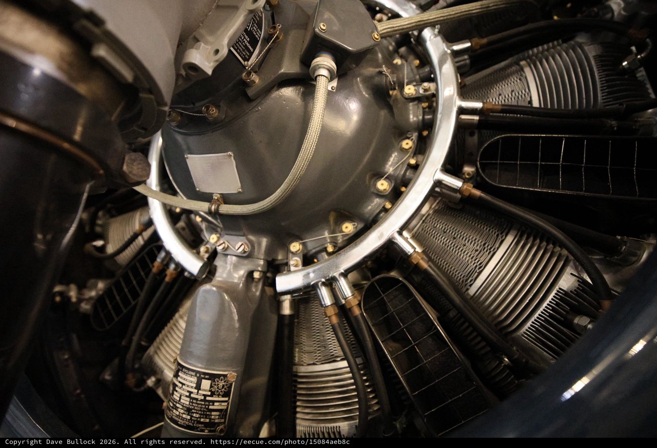 Radial Aircraft Engine - USS Hornet Museum Display
