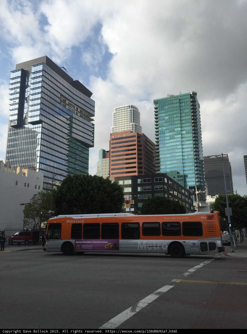 Metro Bus and DTLA Towers