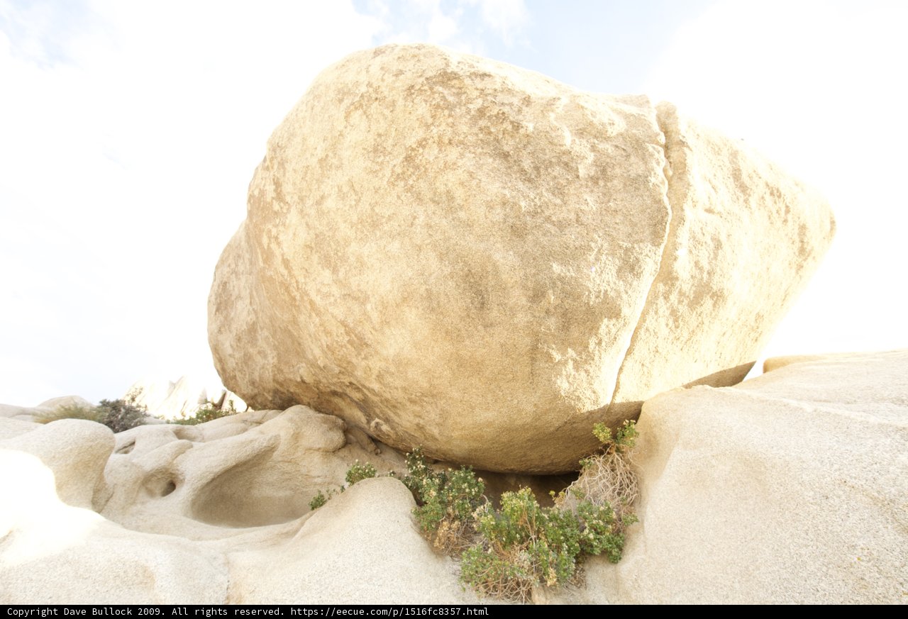 A Majestic Rock Overlooking the Desert Landscape