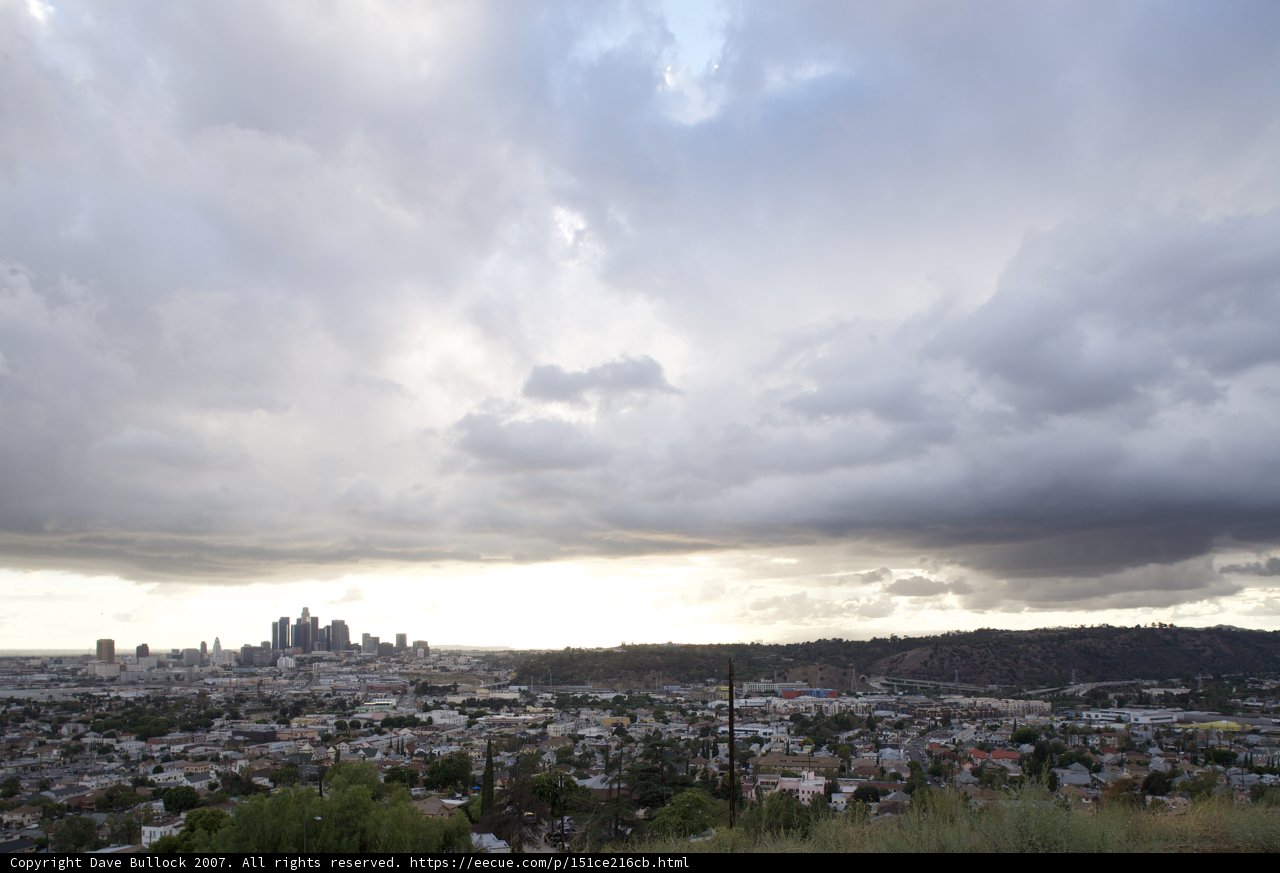 Cityscape in the Cumulus Sky