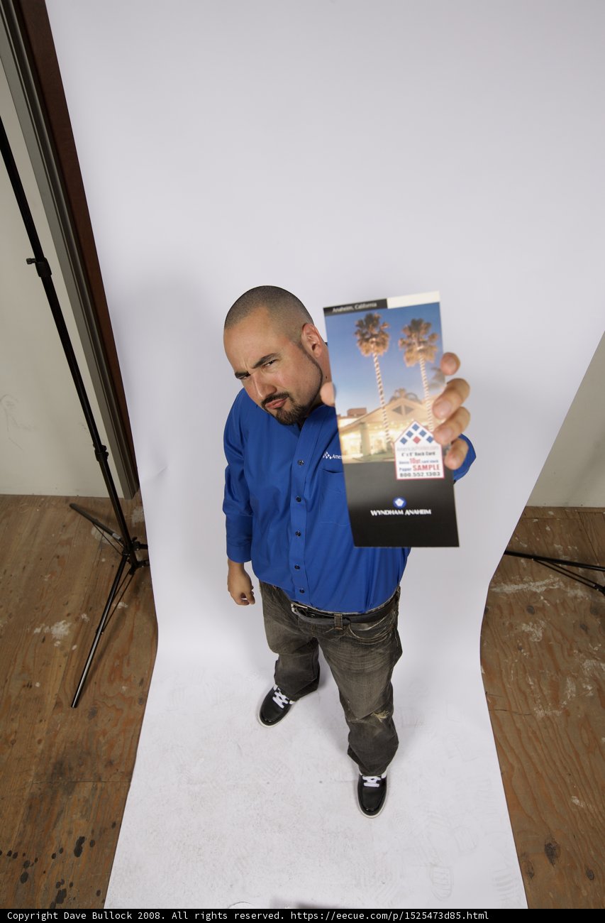 Ad Man with Advertisement