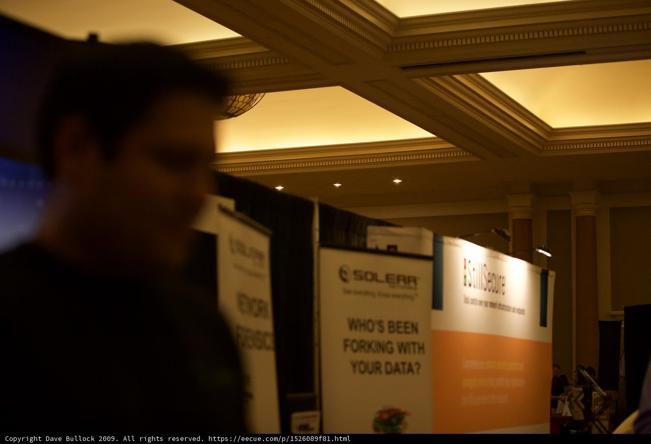 Man Engrossed in Display at DEFCON 17