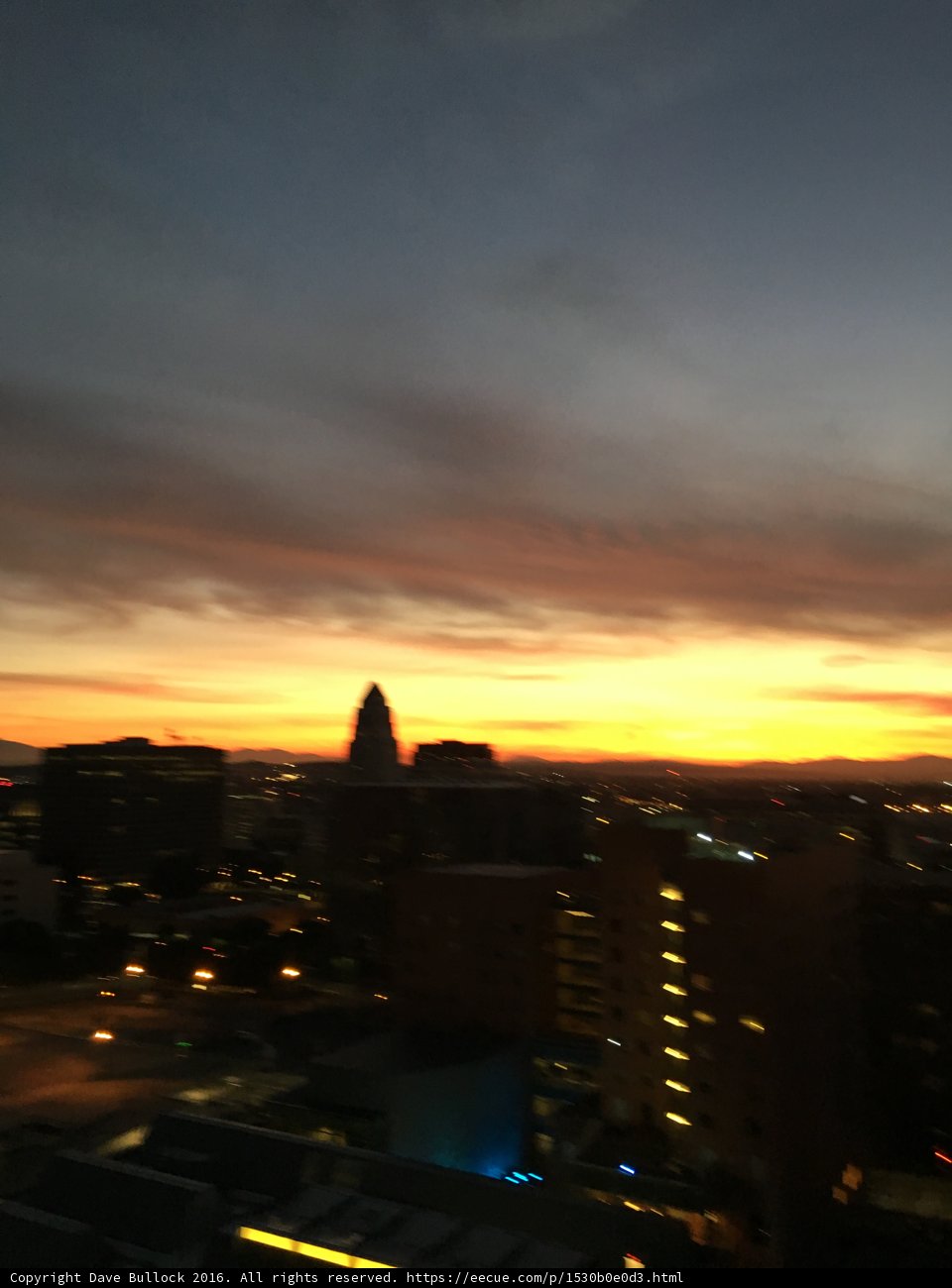 Sunset over the Metropolis