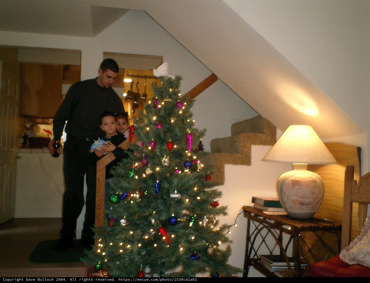 Celebrating Christmas with family