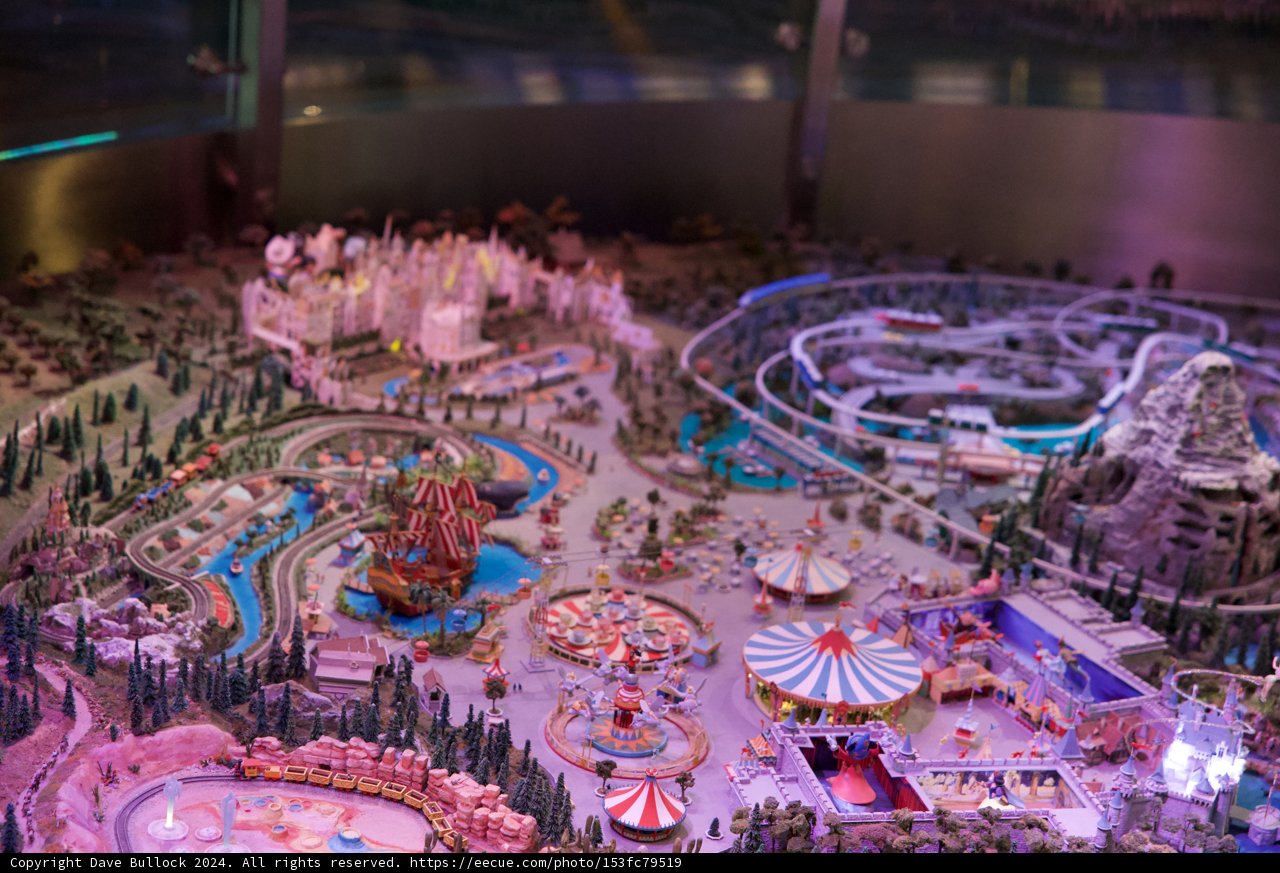 Tiny Thrills: Miniature Amusement Park Spectacle