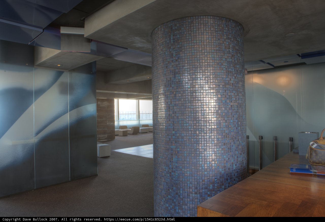 The Blue and White Tile Wall