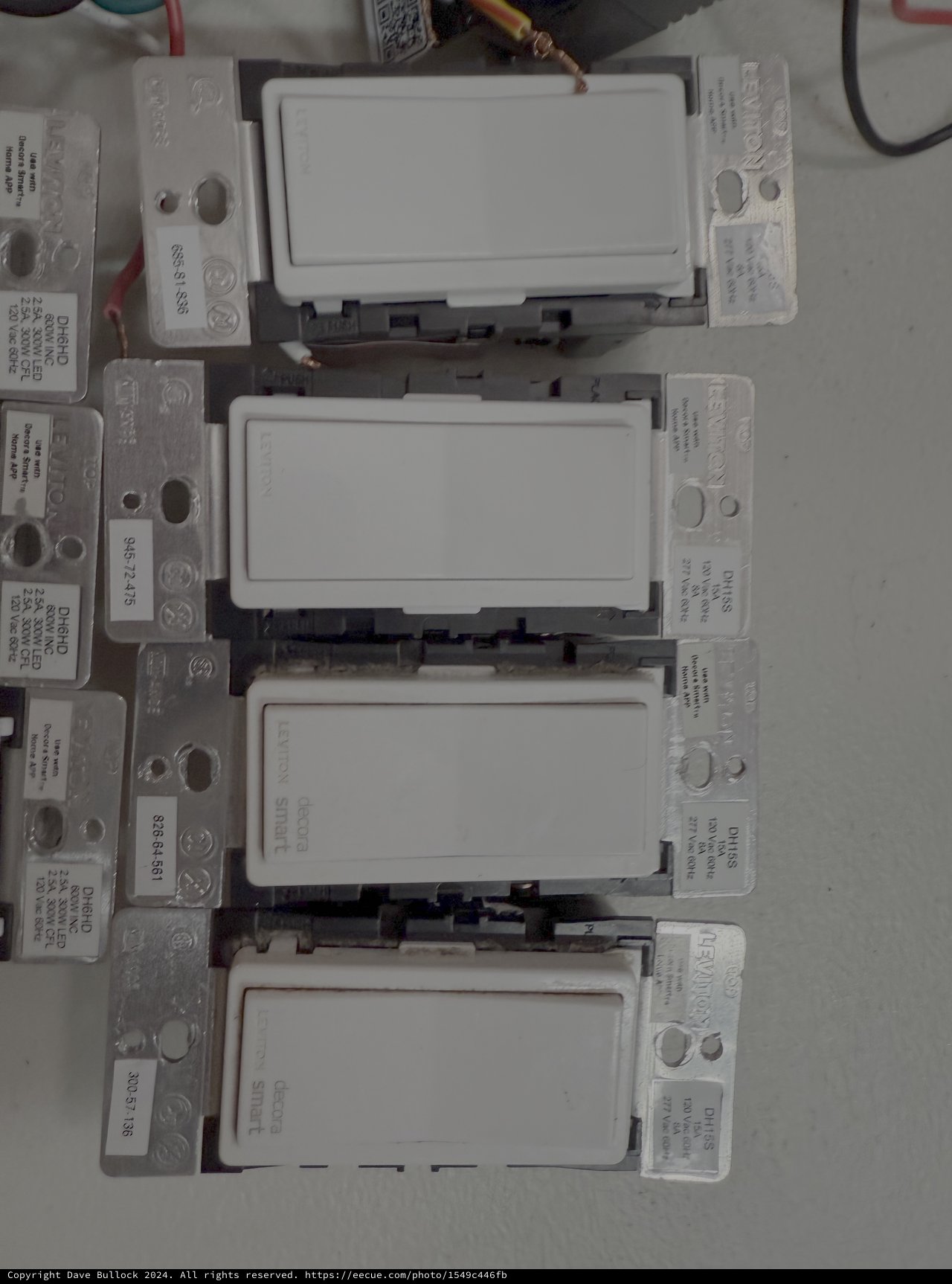 Electrical Panel with Smart Light Switches