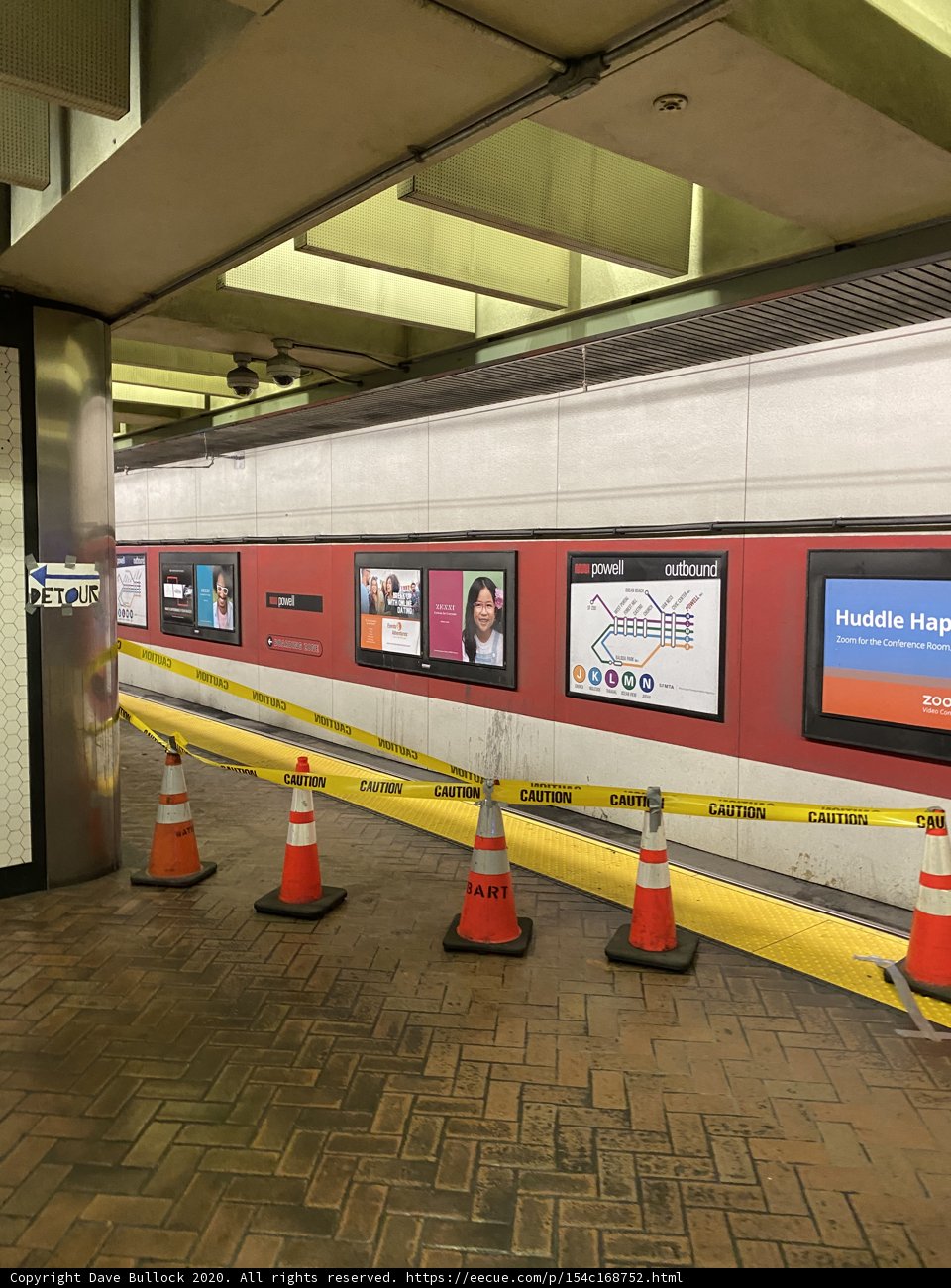 Safety Measures at Powell St Subway Terminal