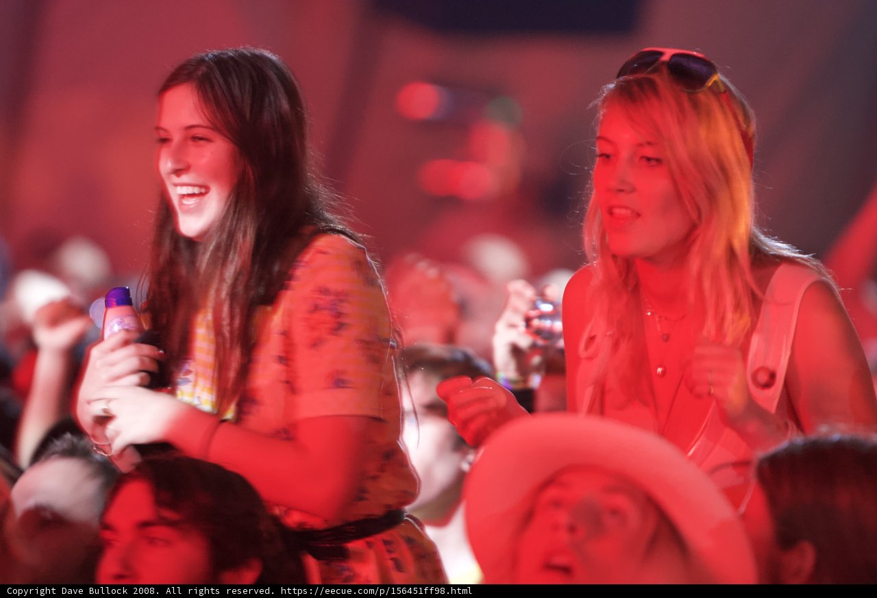 Happy Ladies at Coachella Concert