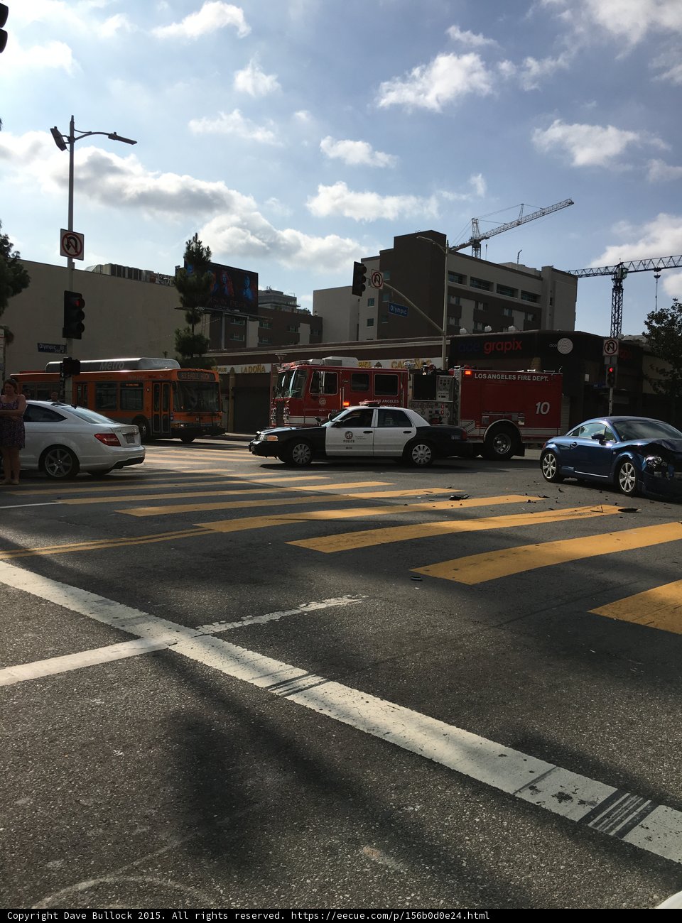 Busy Intersection in LA