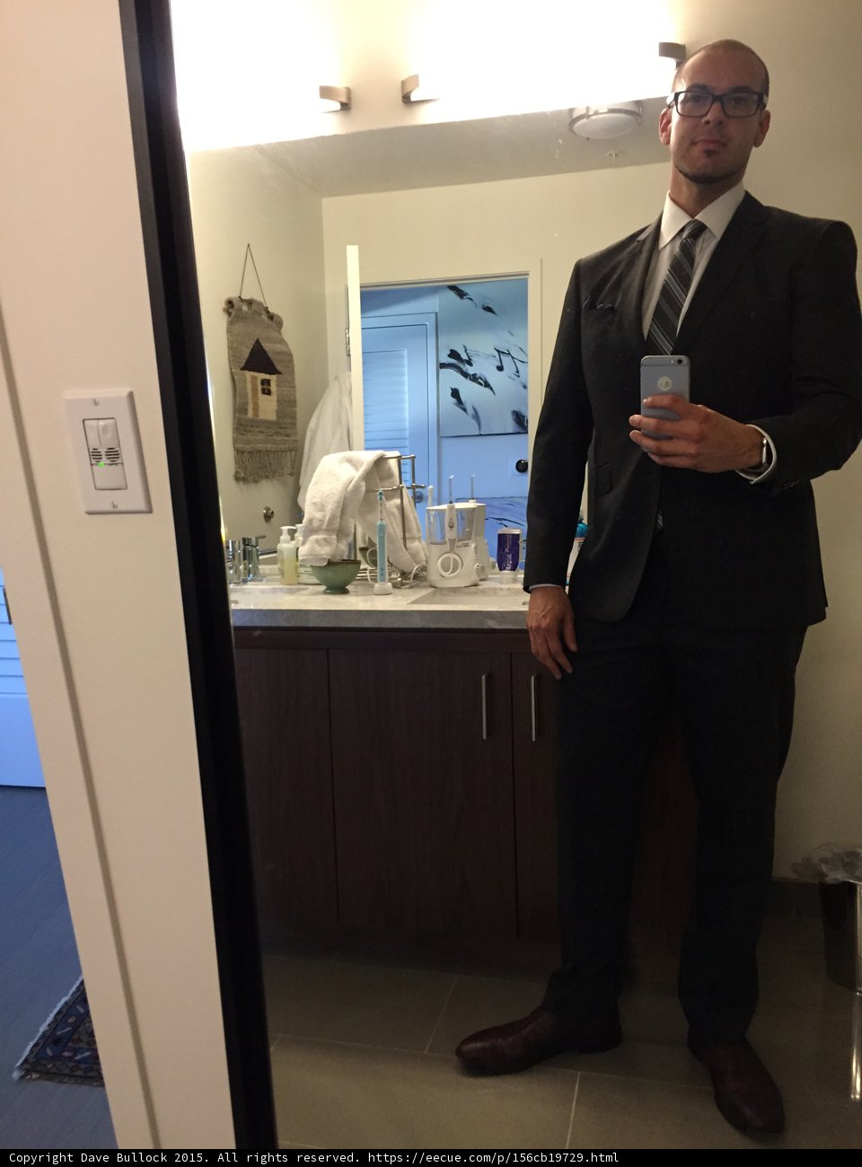 Suited Up Mirror Selfie